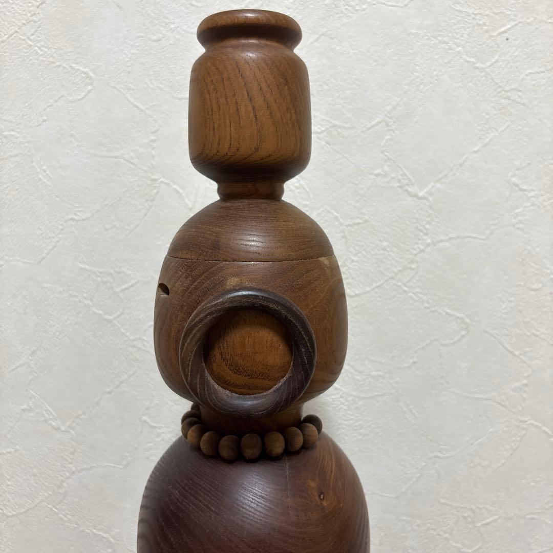 創作こけし　栗林一雪作品　「壺を運ぶ女」KokeshiDoll