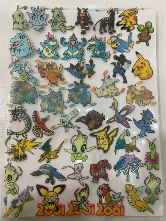 ポケットモンスター歴代デコキャラシール　限定品多数