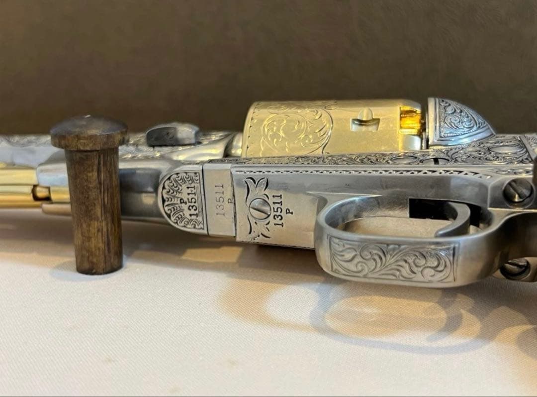 フランクリンミント　額付き カスター将軍のレボルバー