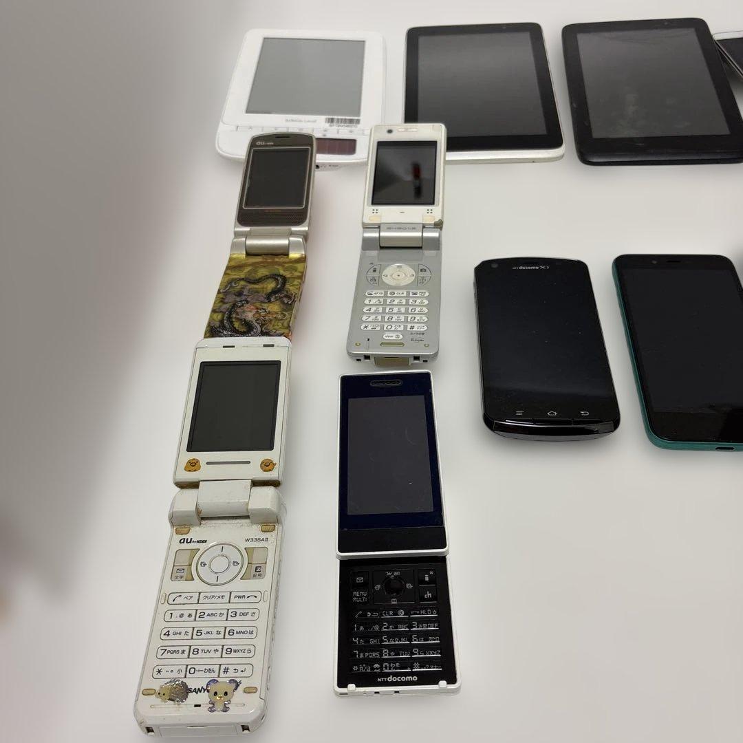【現状品】携帯電話 iPhone スマホ タブレットなど 14点まとめ 部品取り