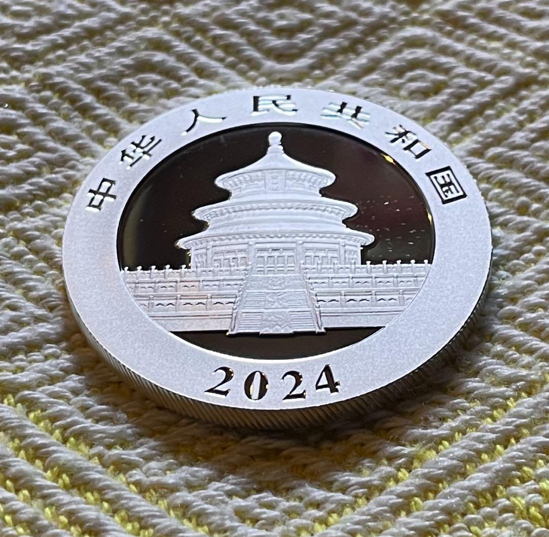 2024年 純銀 パンダ銀貨 30g 中国 10元 シルバー
