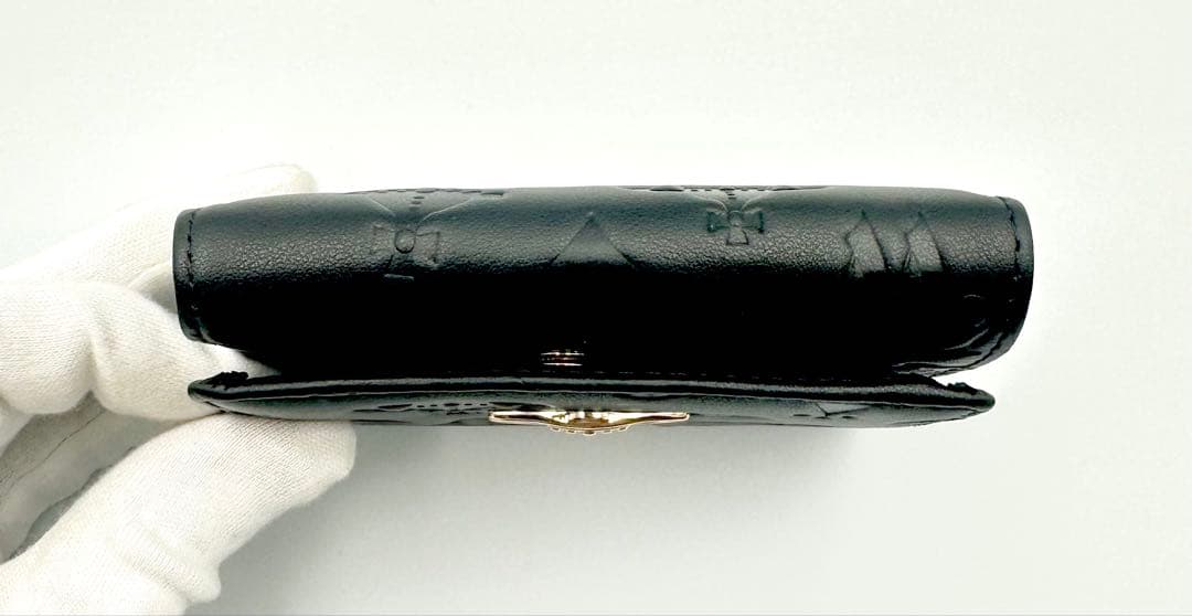 【♡新品✦人気♡】Vivienne Westwood 三つ折り財布 ブラック/黒