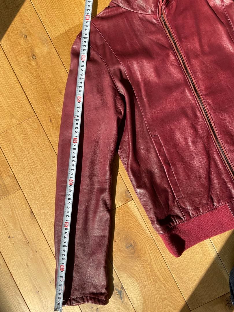 メンズ レザージャケット 牛革　サイズ40
