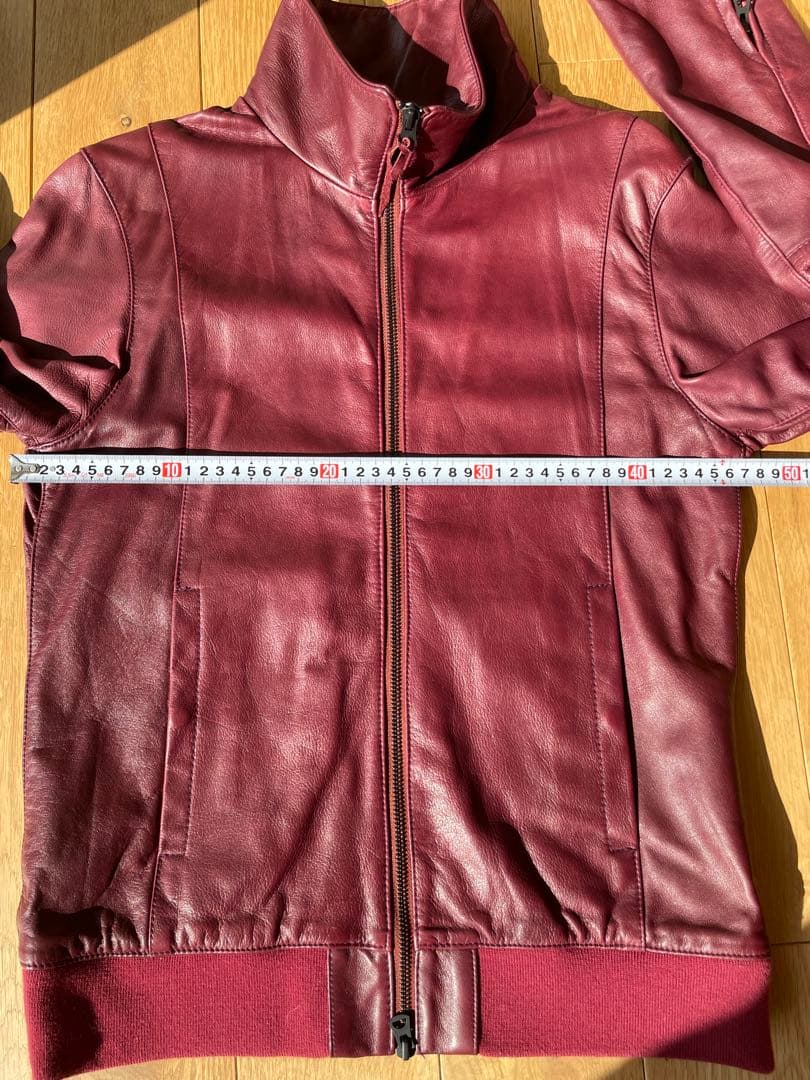 メンズ レザージャケット 牛革　サイズ40