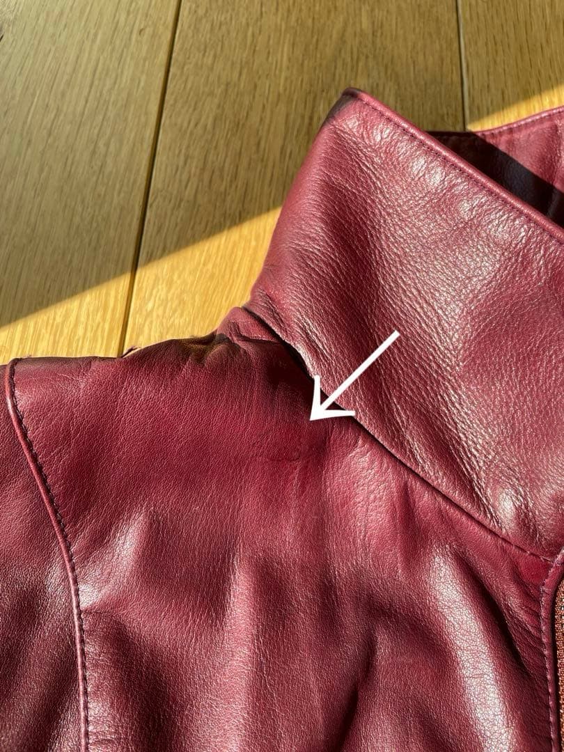 メンズ レザージャケット 牛革　サイズ40