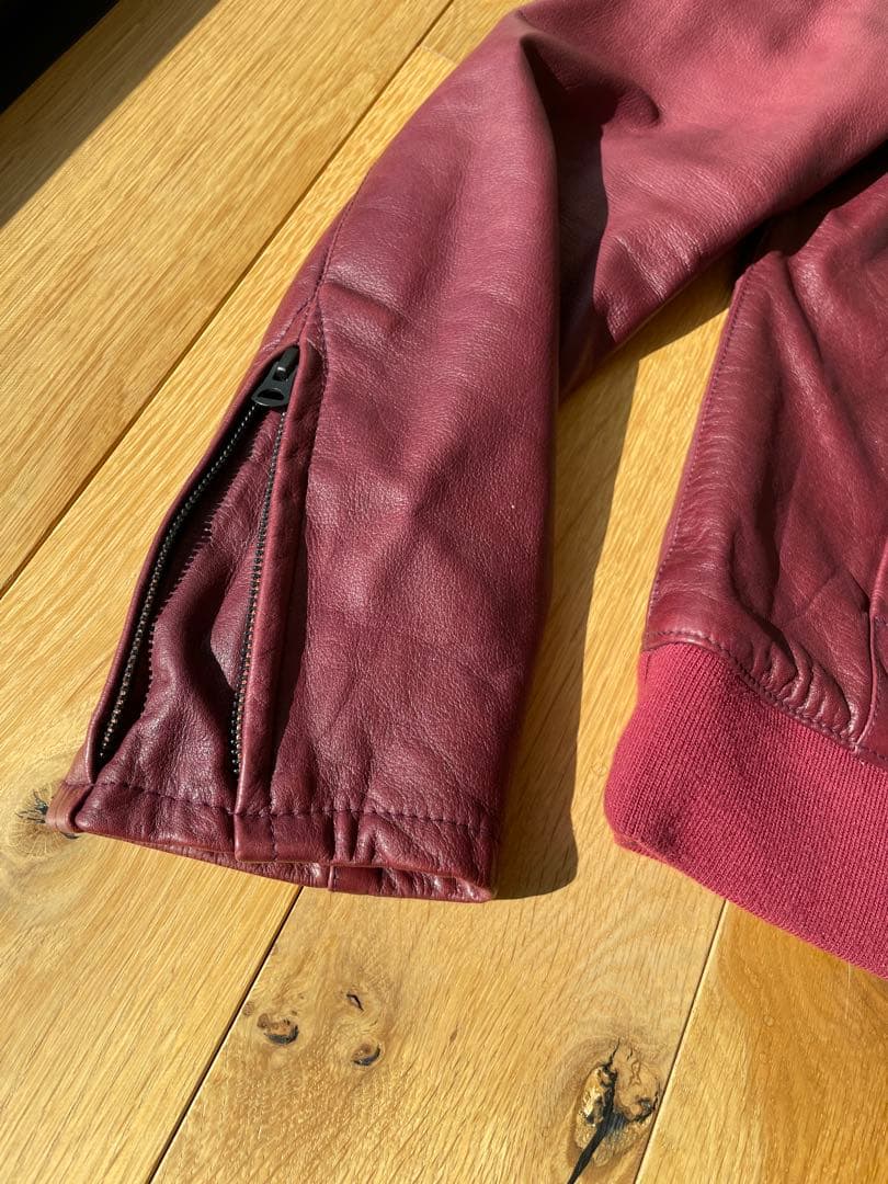 メンズ レザージャケット 牛革　サイズ40