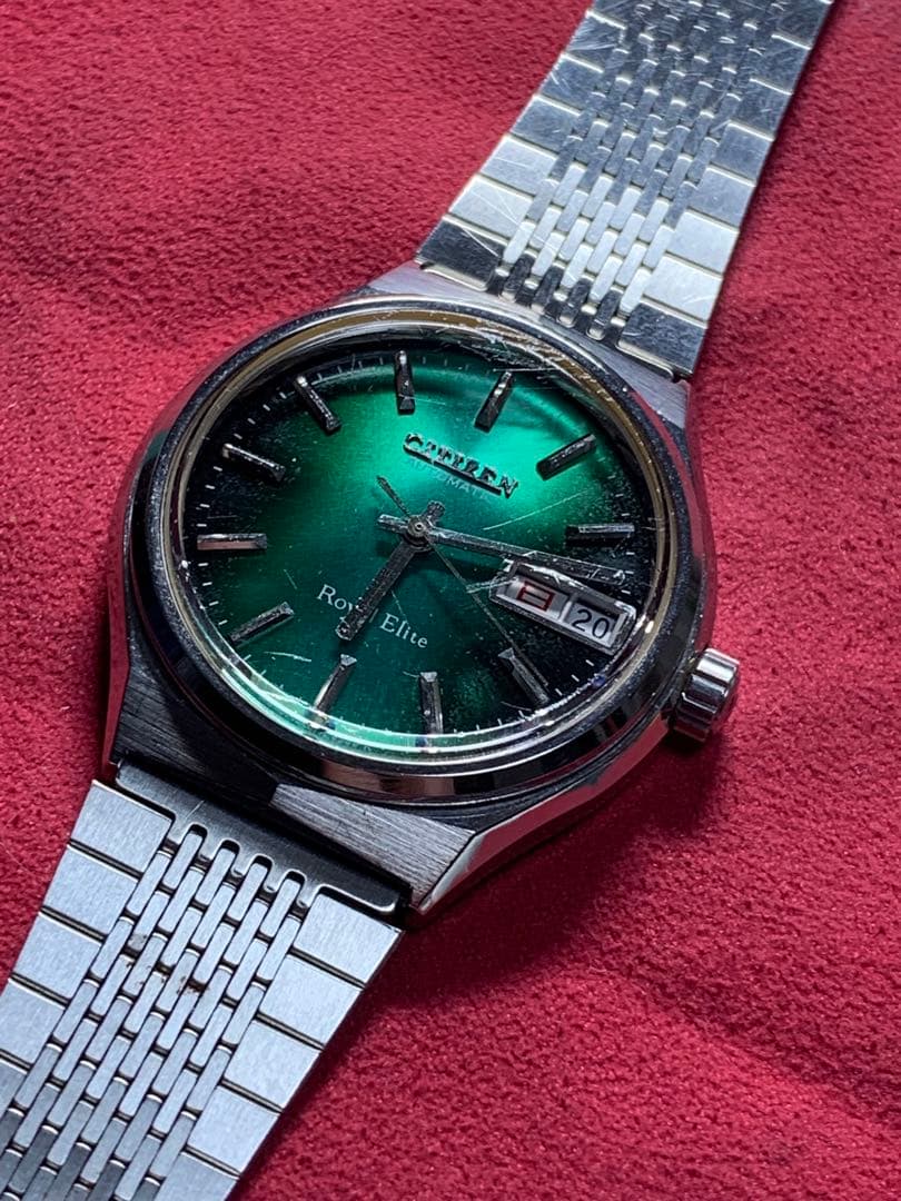 ⭐️OH済⭐️超希少⭐️シチズン　ロイヤルエリート36000　自動巻きメンズ腕時計