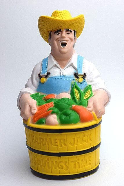 1980’s ファーマージャック ビンテージ 貯金箱 アドバタイジング ソフビ