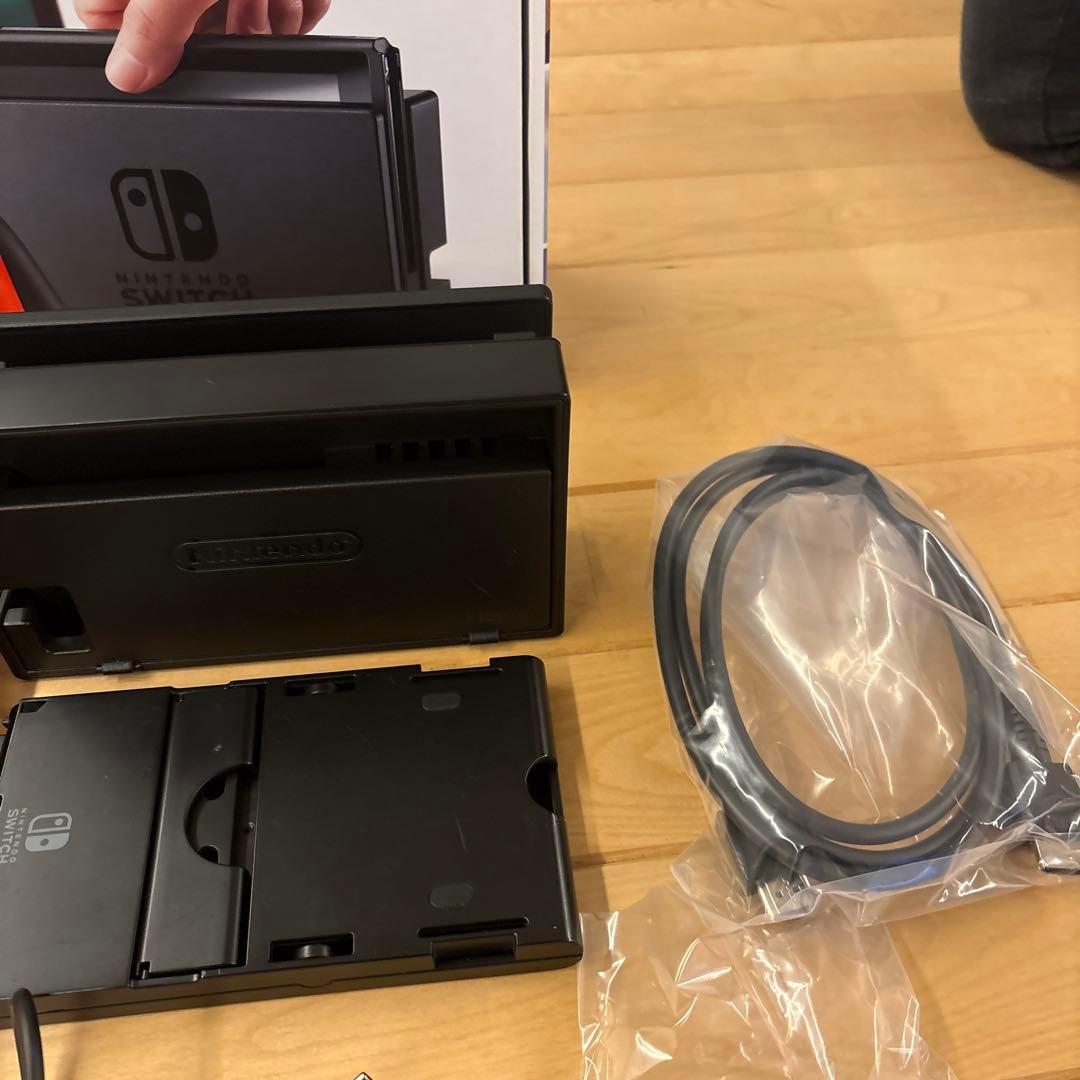 Nintendo Switch 本体 青/赤 ドック付き ケース付き