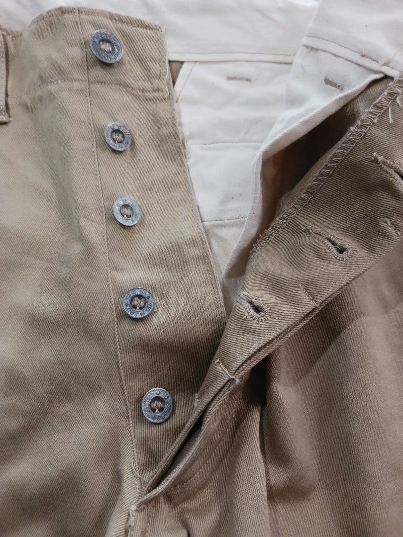 【希少】40s US army M41 メタルボタンチノ 40s w31