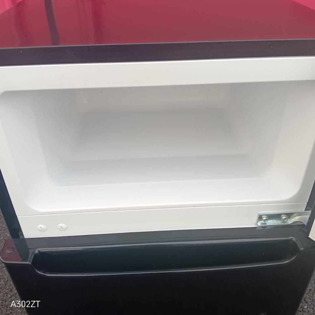 A438★2020年製★ヤマゼン　冷蔵庫　黒　ブラック　一人暮らし