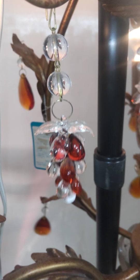 展示品　3灯シャンデリア クリスタル装飾 イタリア CRYSTAL LUCE製