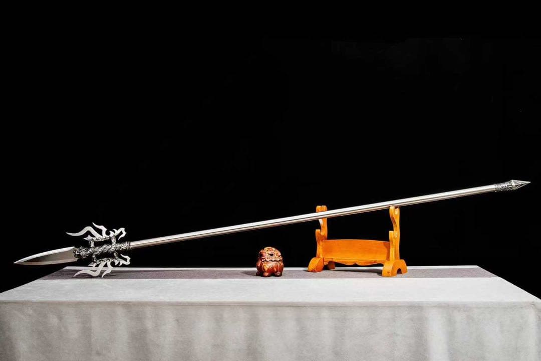 三芒贯月 分割式模造槍 武具 舞踊刀 古兵器