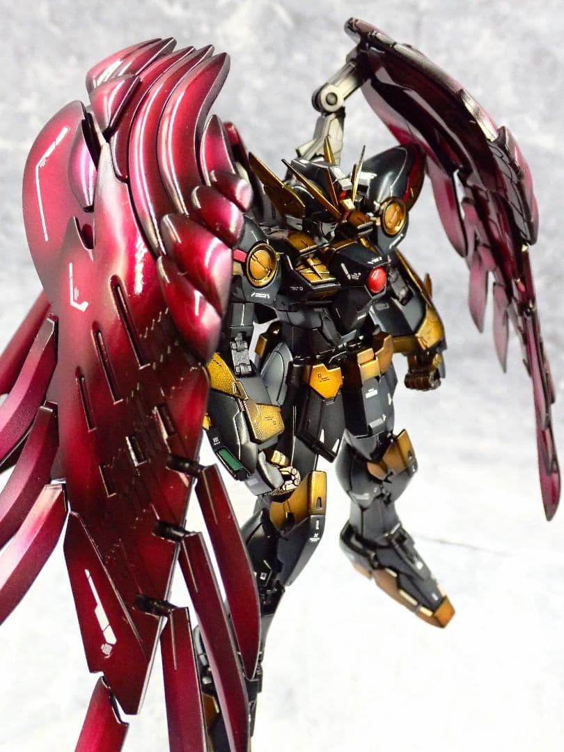 RG ウイングガンダムゼロリベリオン 全塗装 ガンプラ 塗装済み 完成品