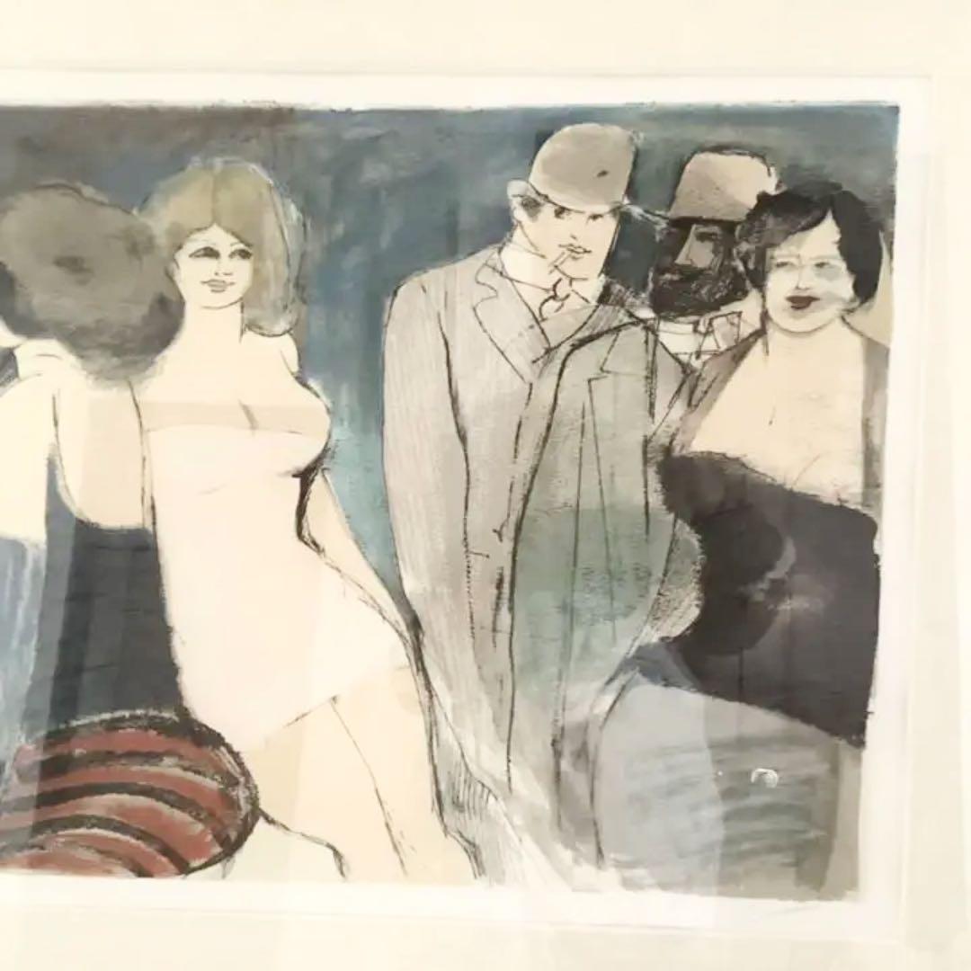 デビッド　シュノイヤー　リトグラフ作品　希少品“グループ”