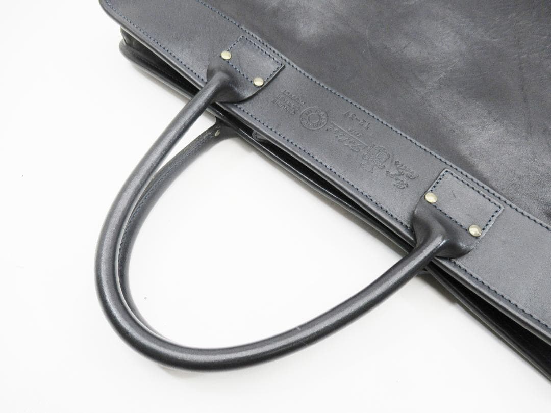 【正規品】フェリージ 12-39 ブリーフケース オールレザー ネイビー N41