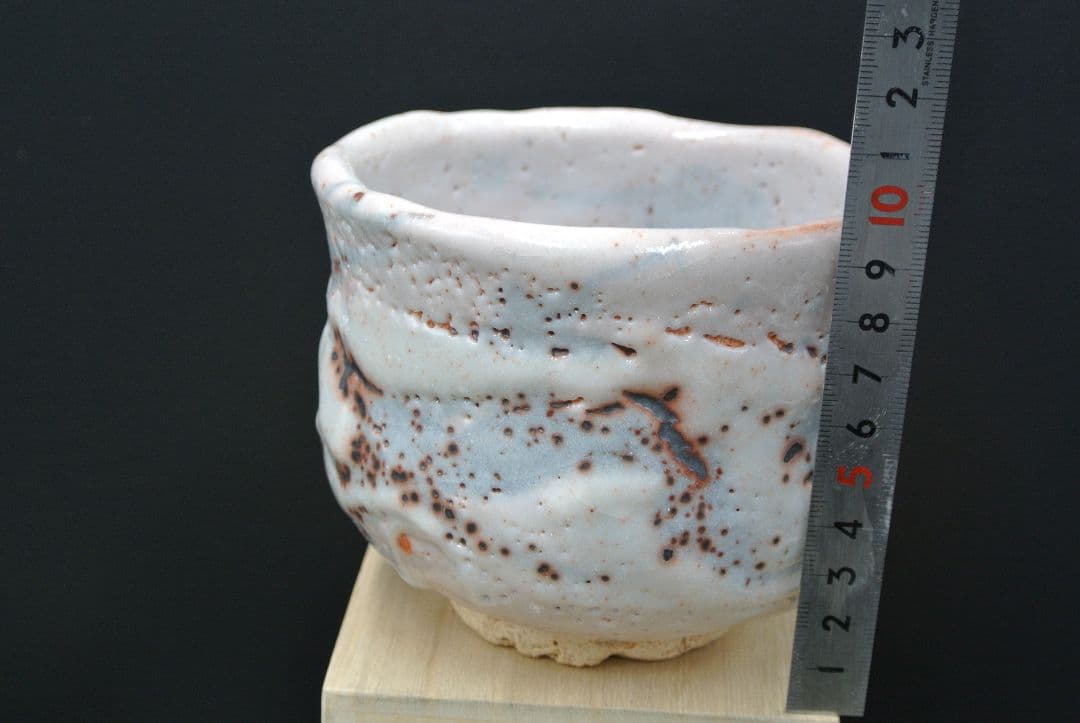 志野焼　抹茶碗