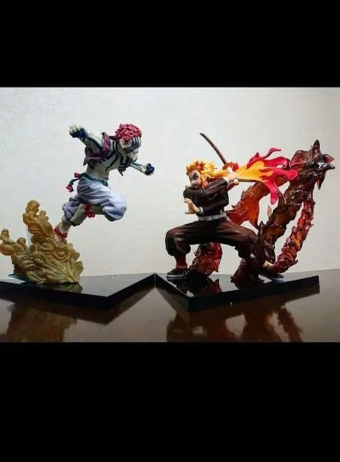 【鬼滅の刃】一番くじ煉獄杏寿郎＆猗窩座フィギュアセット