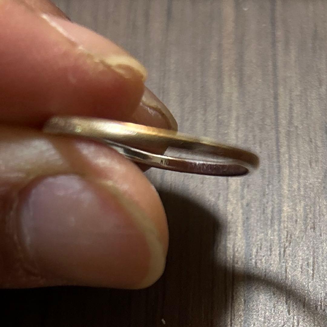 THE KISS ダイヤモンド0.03ct 指輪 ケース付き ハート型 箱あり