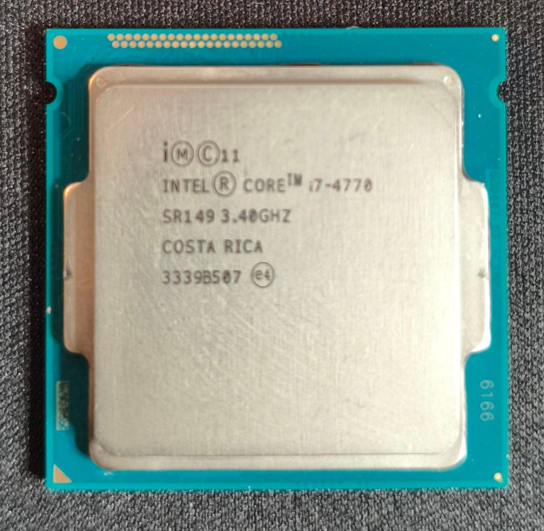 CPU intel CORE i7 4770 3枚