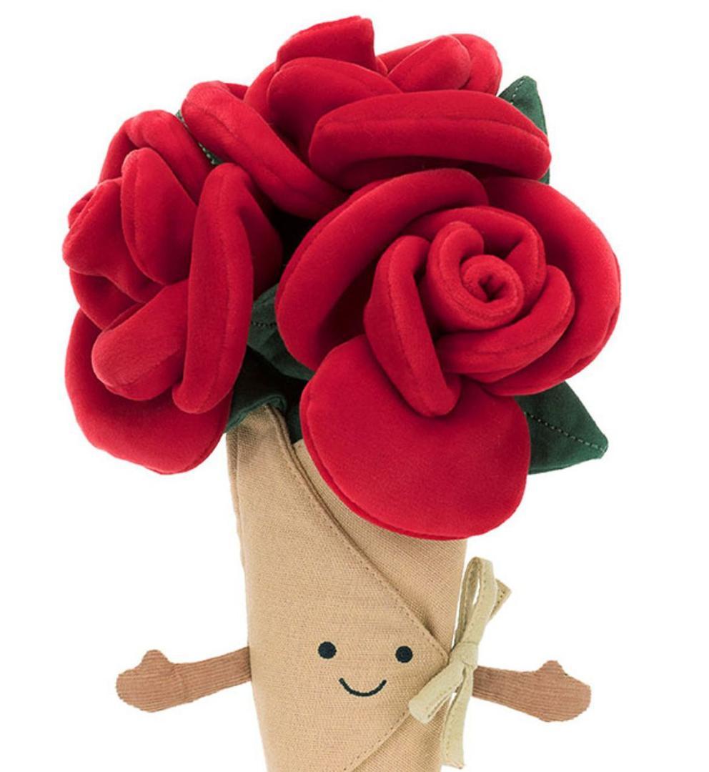 新品【】ローズブーケ 薔薇　花束　　30cm　ぬいぐるみ　花