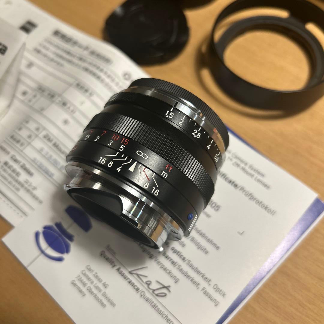 Carl Zeiss C Sonnar T* 50mm F1.5 ZM ブラック