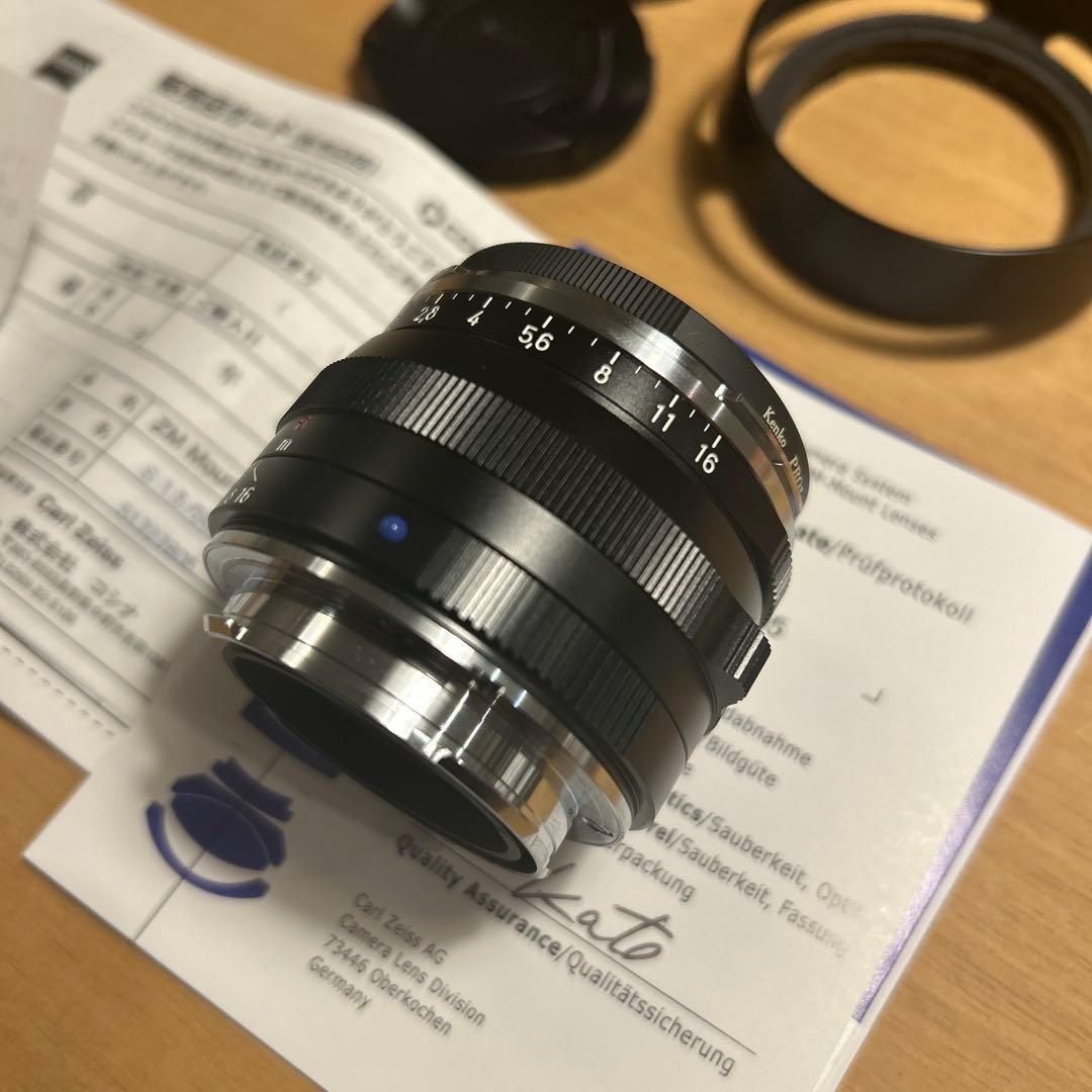 Carl Zeiss C Sonnar T* 50mm F1.5 ZM ブラック
