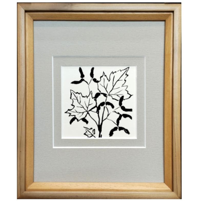 ☆坂本直行☆「カエデ」筆書き　八ツサイズ　未使用！