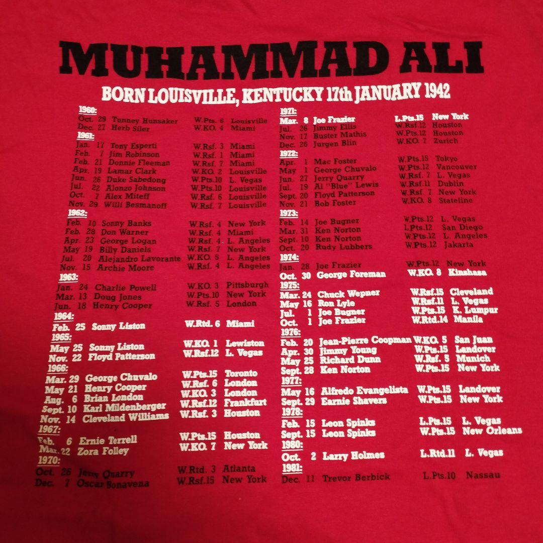 モハメド・アリ　Tシャツ