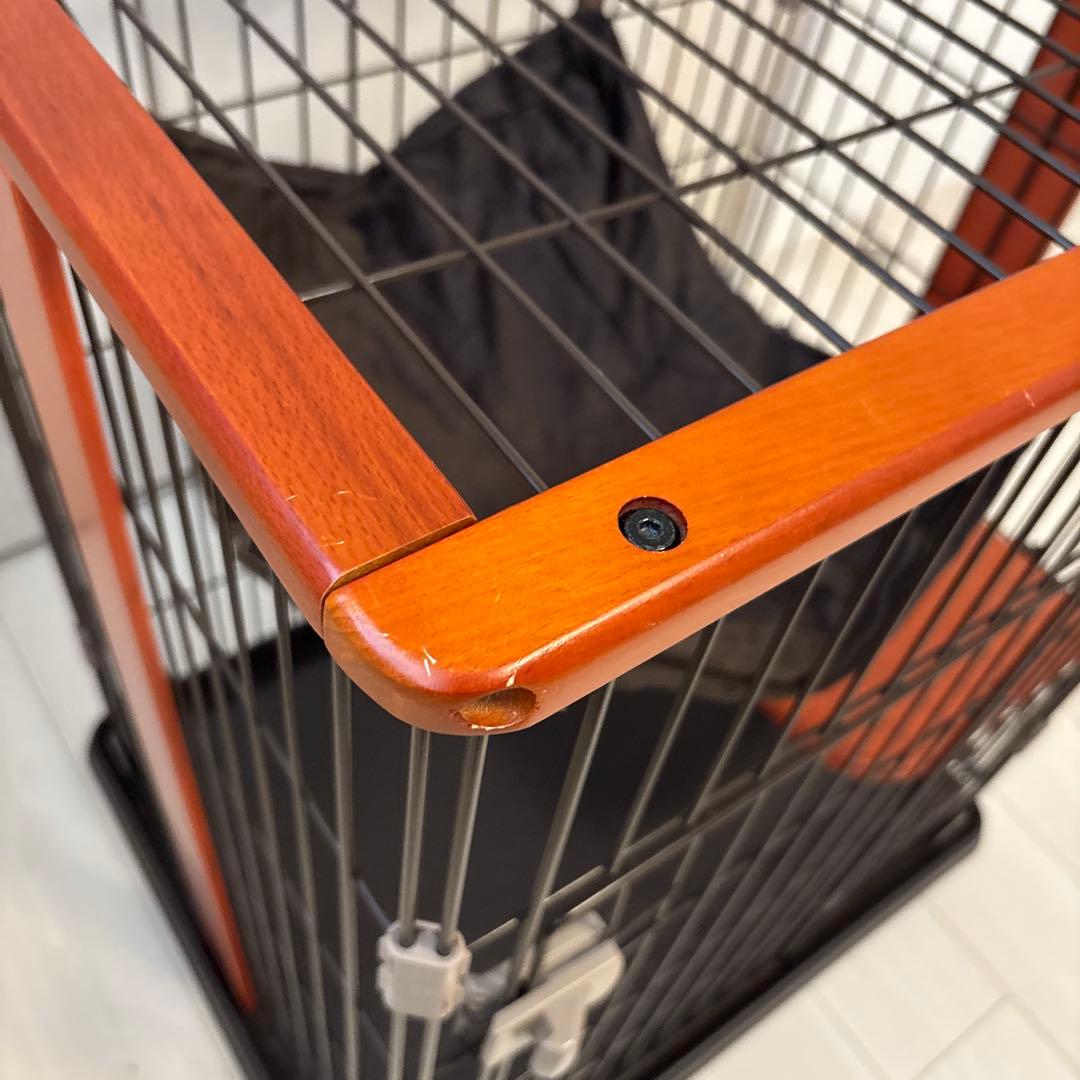 INPET Cat Mini キャットケージ ハンモック付き ブラウン