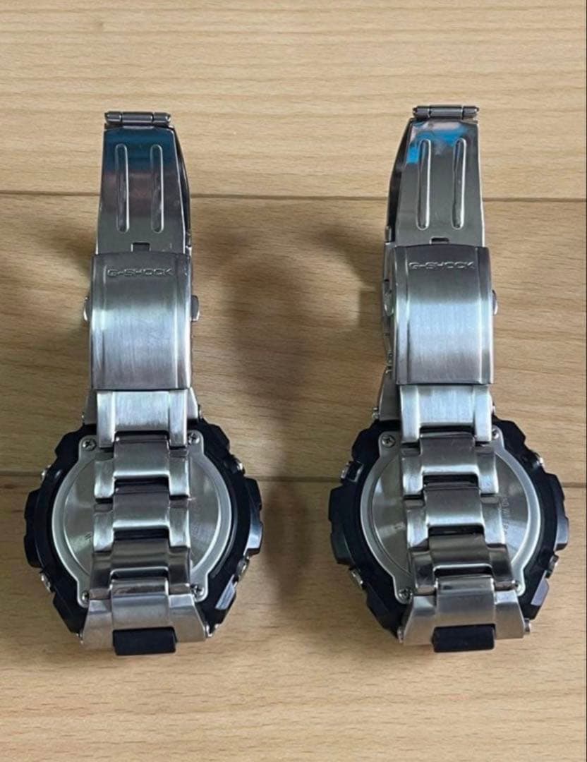 美品2本セット G-SHOCK GST-W110D 電波ソーラー G-STEEL