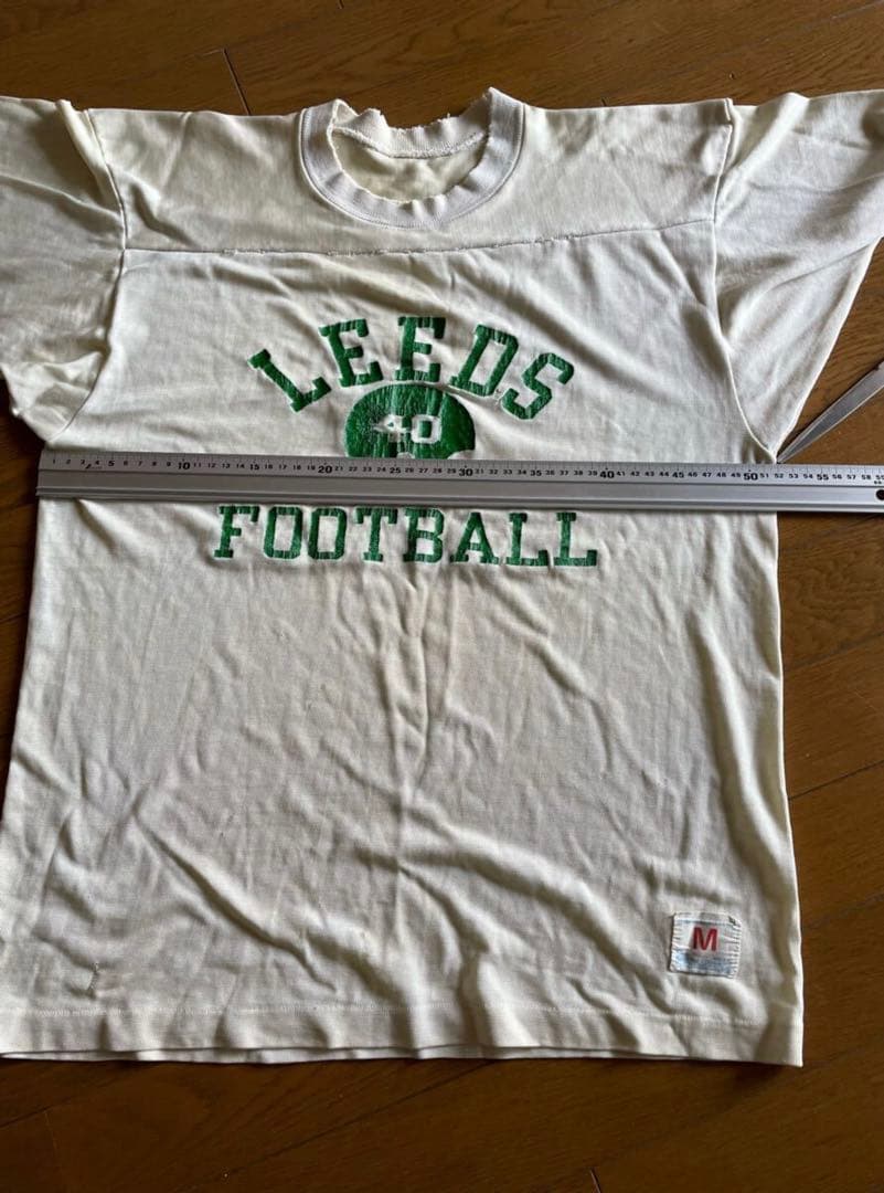 バータグ　70's USA製 Champion フットボールTシャツ