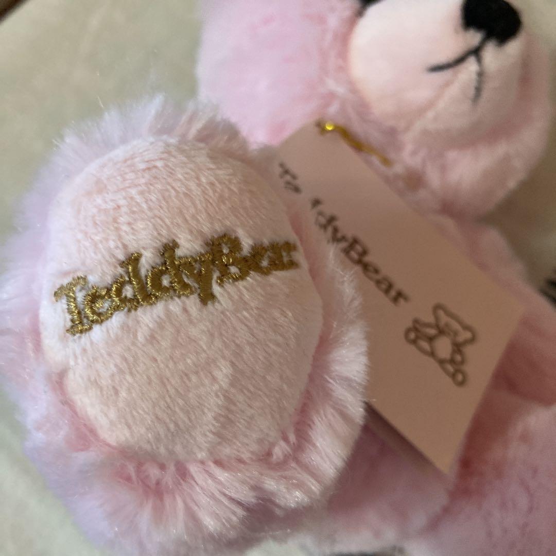 テディベア　ピンク　ぬいぐるみ　モコフワ　(株)シアーズ