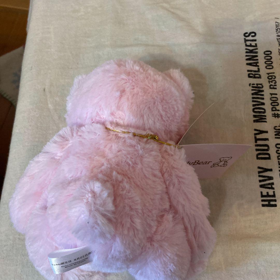 テディベア　ピンク　ぬいぐるみ　モコフワ　(株)シアーズ