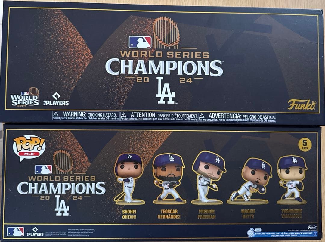 限定品！2024年ドジャース ワールドシリーズフィギュアセット 大谷 山本