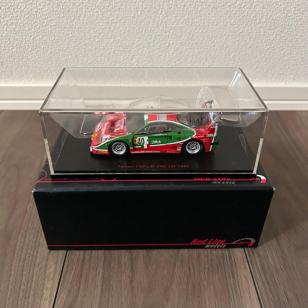 ミニカー Redline 1/43 Ferrari F40 LM #40 1995