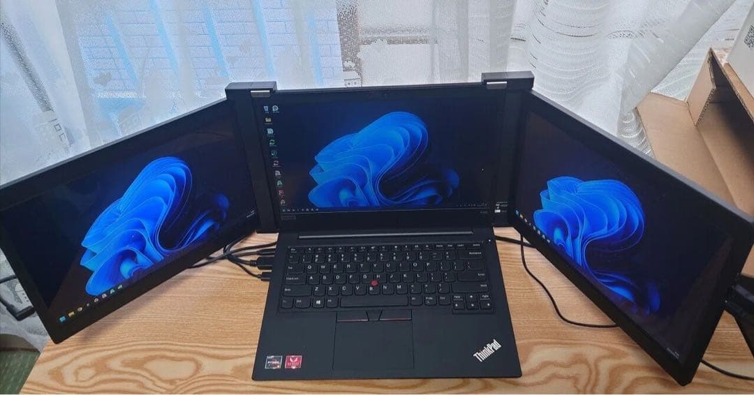 JAPANNEXT モバイルモニター 3画面 対応13.3インチ