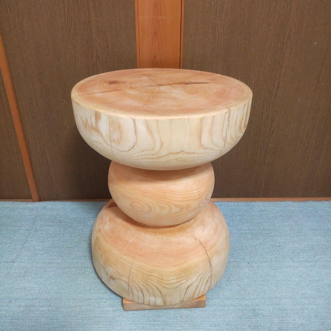 ぼちんきさん専用 檜丸太椅子 スツール