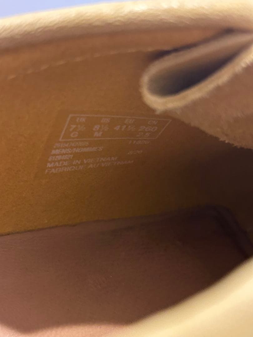 しんじ様指定　CLARKS ワラビー　イエロー　26.0