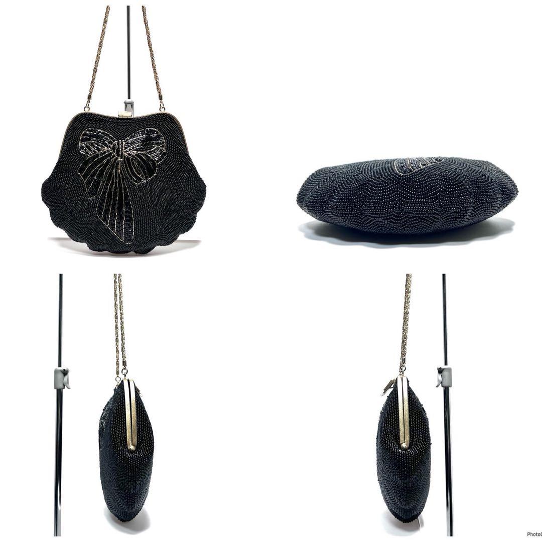 【美品】Pierre balmain ピエールバルマン/ビーズバッグ 2点セット