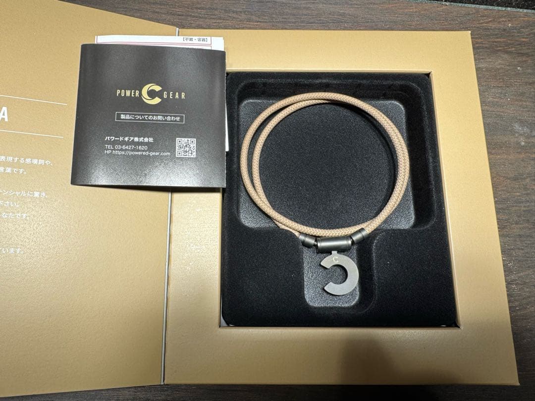 POWER GEAR パワードギア　ネックレス　一周年記念モデル　Lサイズ