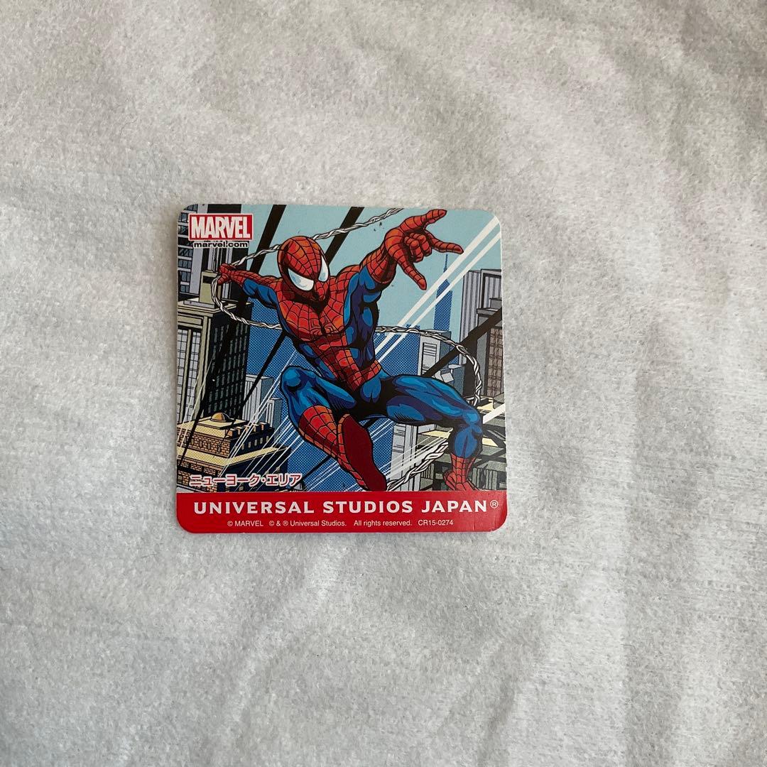 新品　セット　スパイダーマン キーホルダー ファイル　シール　USJ 平成レトロ