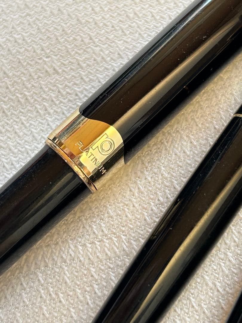 PLATINUM 18K 万年筆 ＋ PILOT ボールペン・シャープペン 3本