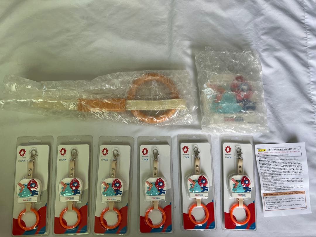 ミャクミャク イコちゃん 万博 つり革 レプリカ キーホルダー6個