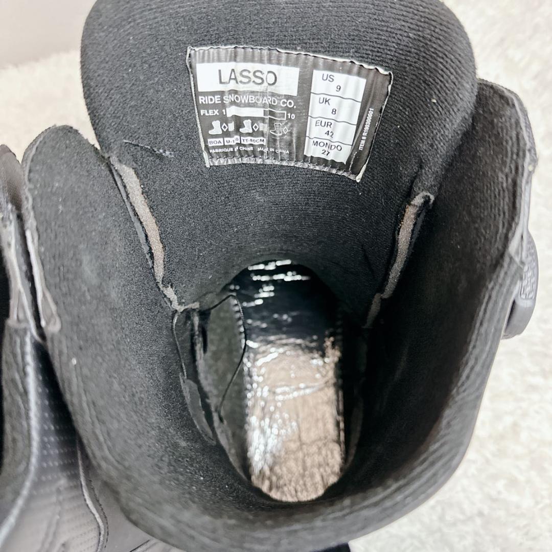 美品 RIDE ライド スノボ ブーツ LASSO ダブル BOA スノーボード
