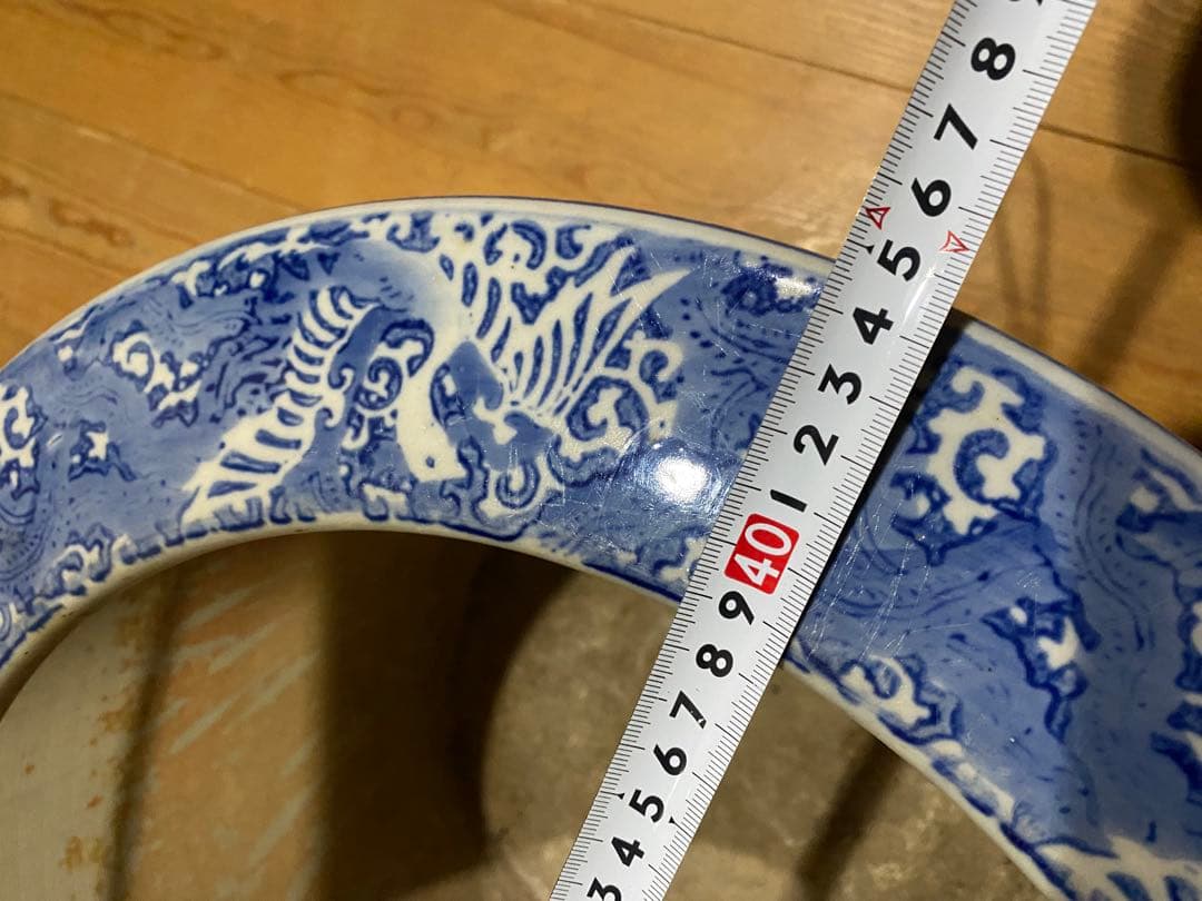 手毬紋様の可愛い大きな火鉢