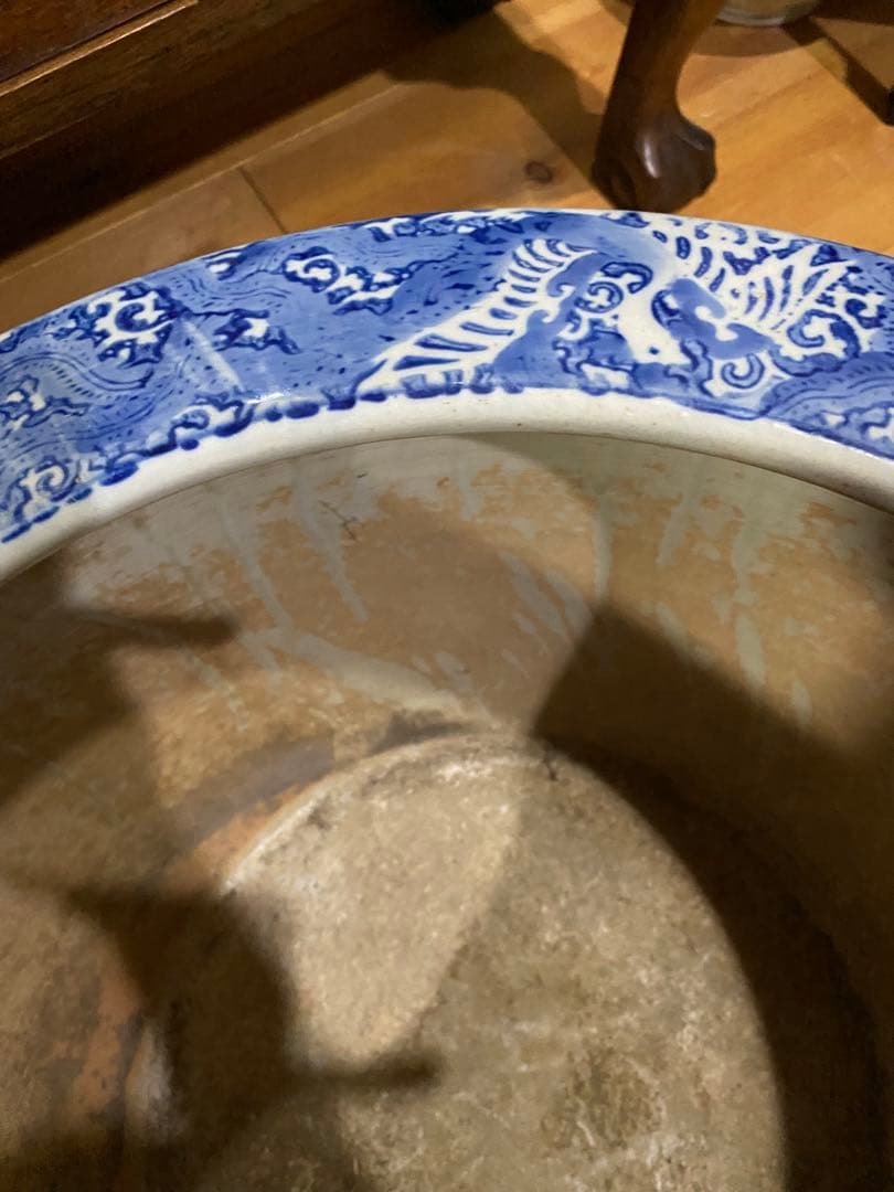 手毬紋様の可愛い大きな火鉢