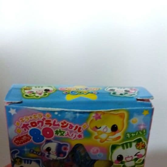 平成レトロ シール ホログラム フレークシール クーリア ネコ ホログラム レア