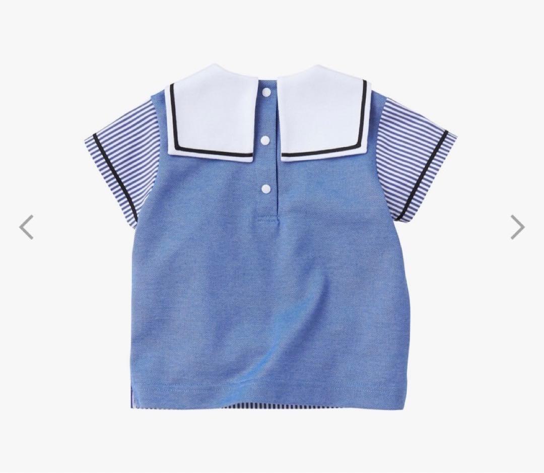 familiar ストライプ 半袖シャツ ９０サイズ