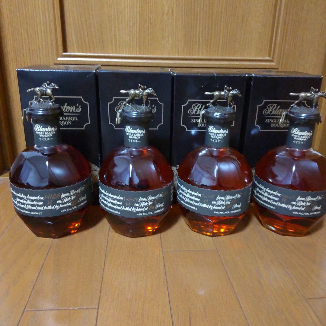 2017,2019,2019,2023ボトリング ブラントンブラック4本未開封